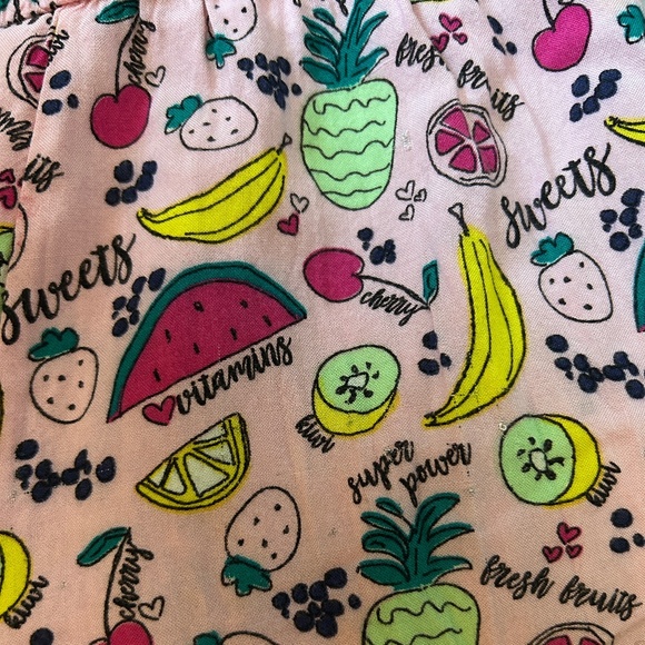 Y.F.K. Pink Romper Girls kids Sleeveless multicolor jumpsuit HOLE* - Picture 3 of 4